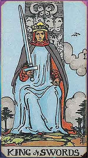 King Of Swords upright