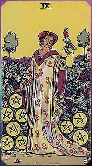 Nine of Pentacles