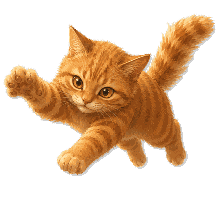 Orange cat 1