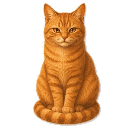 Orange cat 3