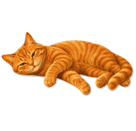 Orange cat 5