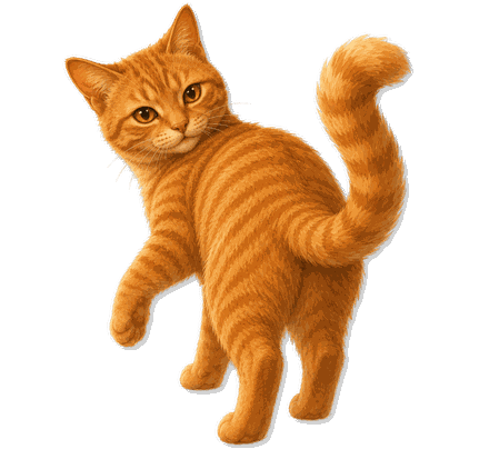 Orange cat 6