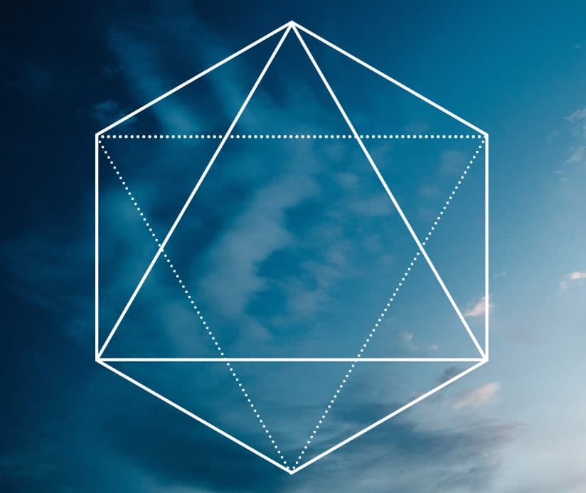 octahedron, sacred geometry, sacred shape