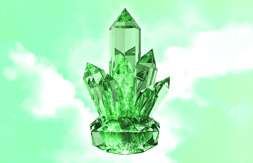types of green crystals featured