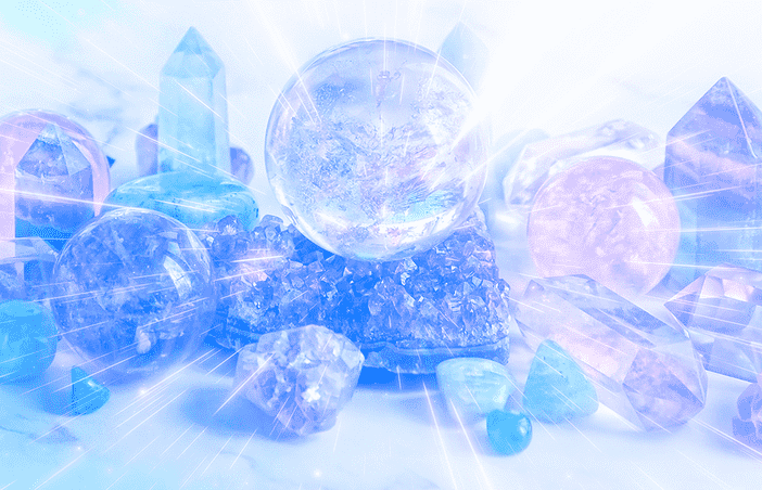 What religion uses healing crystals